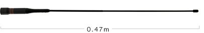 ●全長:47cm●質量:70g ●周波数:351MHz帯 ●利得:2.14dBi●耐入力:50W●インピーダンス:50Ω●VSWR:1.5以下 ●接栓:M-P●形式:形式:1/2λ ノンラジアル　アイコム VX IC TH DJ ヤエス 秋葉原 無線機 通販 あまちゅあむせん アマチュア無線 受信機 レシーバー ガーミン アルインコ 無線機 無線 モービル機 ハンディ機トランシーバー ケンウッド トランシーバー アンテナ アマチュア無線機 ハンディ 通信　連絡 HF 固定機 KTEL AOR 第一電波工業 コメット アドニス