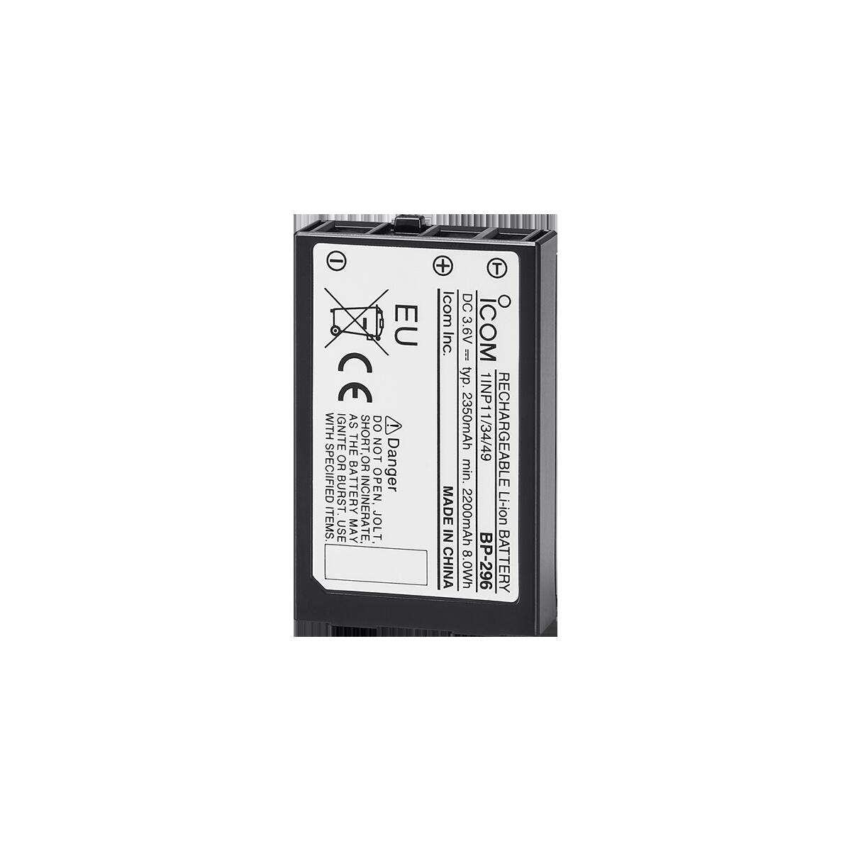 アイコム IC-M37J用リチウムイオン充電池 BP-296
