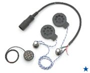 フルフェイス用　マイク・スピーカーセット2スピーカーセット（ステレオ）ヘルメットの加工が必要ボリューム調整付き　アイコム VX IC TH DJ ヤエス 秋葉原 無線機 通販 あまちゅあむせん アマチュア無線 受信機 レシーバー ガーミン アルインコ 無線機 無線 モービル機 ハンディ機トランシーバー ケンウッド トランシーバー アンテナ アマチュア無線機 ハンディ 通信　連絡 HF 固定機 KTEL AOR 第一電波工業 コメット アドニス