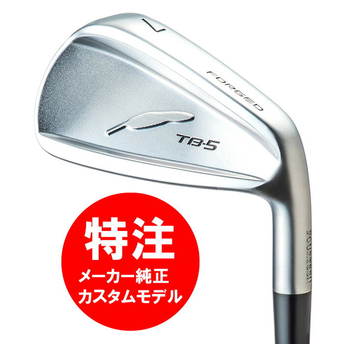 【カスタムモデル】フォーティーン NEW TB-5 FORGED アイアン(REFINE THE) スチールシャフト 5本セット(#6～P)(175000) 1