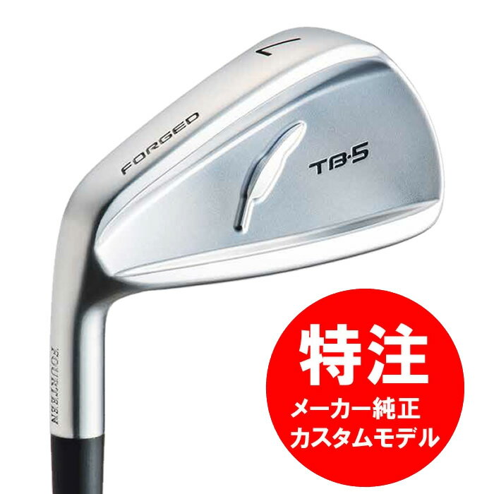 【左用カスタムモデル】2023 フォーティーン TB-5 FORGED-Left レフティアイアン グラファイトデザイン(TOUR AD-105,115)シャフト 6本セット(#6～P,P/A)(318000)