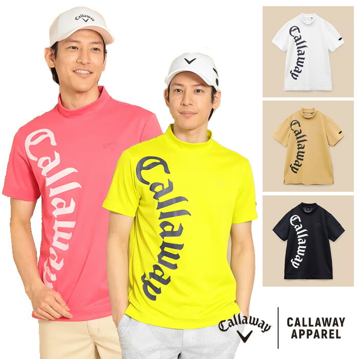 (SALE)2023 S/S Callaway キャロウェイ ウェア【メンズ】半袖モックネックシャツ　C23134118のサムネイル