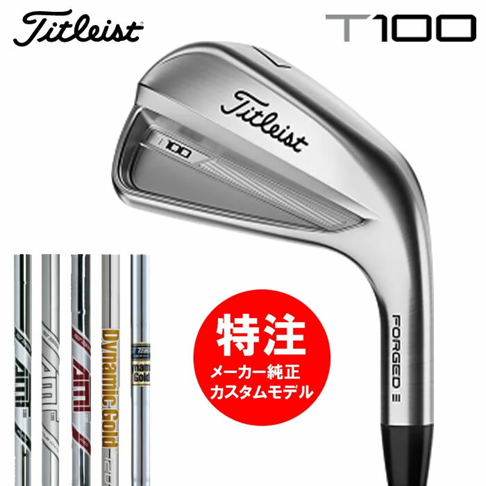 ☆マラソン期間中限定☆ポイントアップ中!（カスタムモデル）2023 タイトリスト Titleist T100 アイアン6本組(#5-9,Pw)～9本組(#3-W)(日本仕様)トゥルーテンパー社シャフト(IRON)おすすめ 2023年 新作 最新 送料無料 1