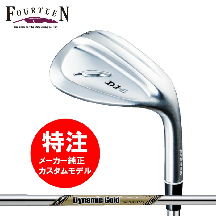 【2023 新作 最新 カスタムオーダー】フォーティーン DJ-6 ウェッジ(ニッケルクロムメッキ仕上)Dynamic Gold EX TOUR ISSUE(32000)おすすめ 送料無料（2023年10月13日発売）