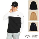 【ポイントアップ中! 7月11日1時59分まで】【アウトレット】在庫限り Callaway キャロウェイ ウェア C23233104 (メンズ)長袖モックネック...