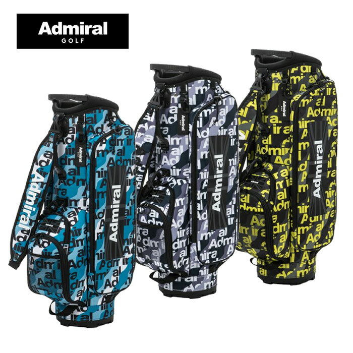 2023年 秋冬モデル 新作 Admiral アドミラル ゴルフ キャディバッグ ADMG3BC6 2023 F/W