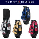 【緊急独自イベント 必見！ポイントUP中】2023 F/W Tommy Hilfiger トミーヒルフィガー キャディバッグ ミックス THMG3FC8