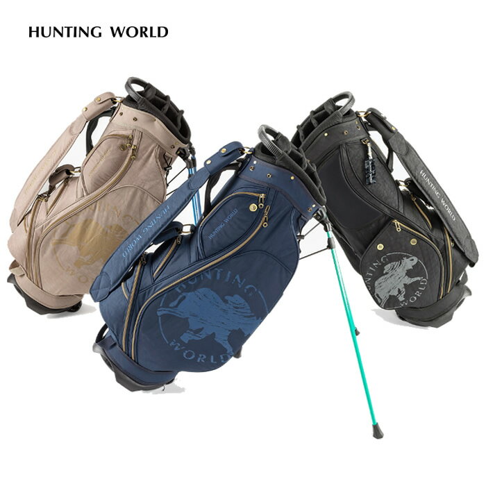 2024年 新作 ハンティングワールド/HUNTING WORLD キャディバッグ スタンド　HW-008 2024S/S