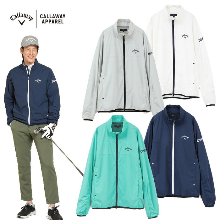 ☆マラソン期間中限定☆ポイントアップ10倍中!2024年 Callaway/キャロウェイ ウェア(メンズ)ブルゾン C24115100 春夏モデル 新作 2024S/S 1