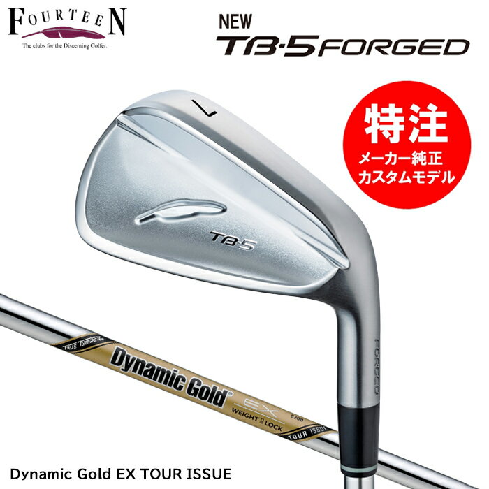 乐天商城 - 【2025 カスタムオーダー】フォーティーン FOURTEEN NEW TB-5 FORGED アイアン(5〜6本セット)/Dynamic Gold EX TOUR ISSUE装着(2024年11月8日発売)