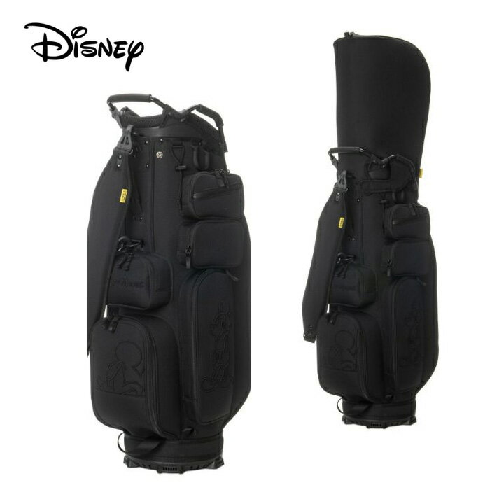 2024年限定モデル［ディズニー］BLACK MICKY ゴルフ キャディバッグ XYMG4FC1 ブラックミッキー DISNEY 2024F/W