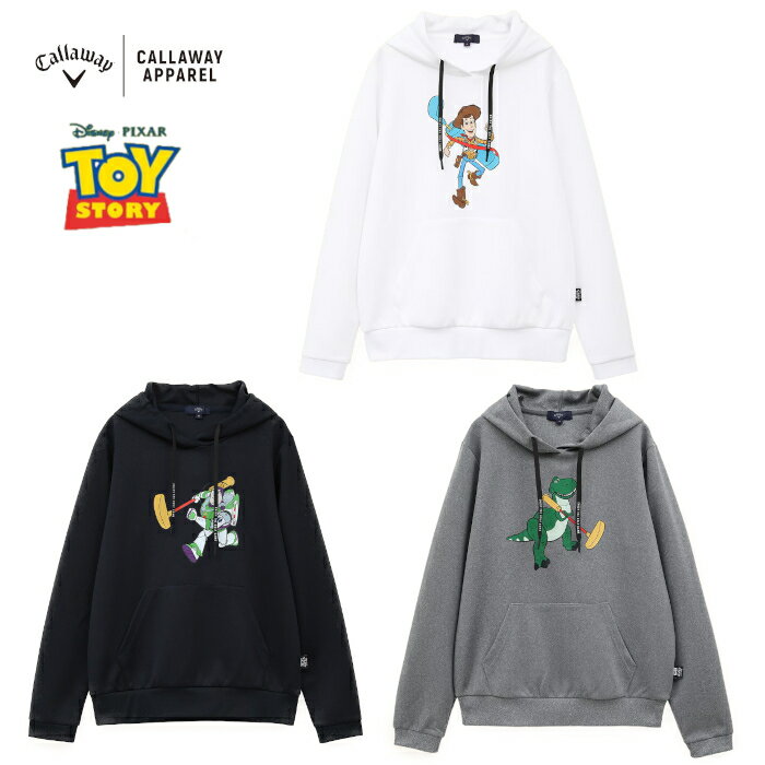 新製品 2024年秋冬モデル キャロウェイ/トイストーリー C24217231 スウェットパーカー レディース ウェア Callaway/TOY STORY 2024F/W
