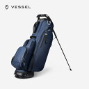 【2025 新作 最新モデル】ベゼル/VESSEL Player 5.0 Stand Navy プレイヤー5.0 スタンド キャディバッグ シングルストラップ