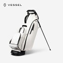 【2025 新作 最新モデル】ベゼル/VESSEL Player 5.0 Stand White プレイヤー5.0 スタンド キャディバッグ シングルストラップ
