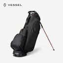 【2025 新作 最新モデル】ベゼル/VESSEL Player 5.0 Stand DXR Black プレイヤー5.0 スタンド キャディバッグ シングルストラップ