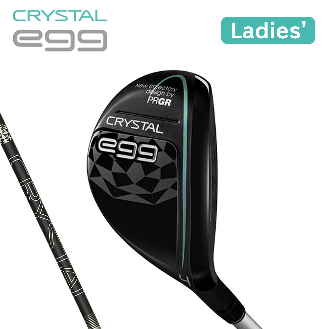 【割引クーポン配布中!】レディース プロギア CRYSTAL egg クリスタルエッグ ユーティリティ 標準シャフト PRGR