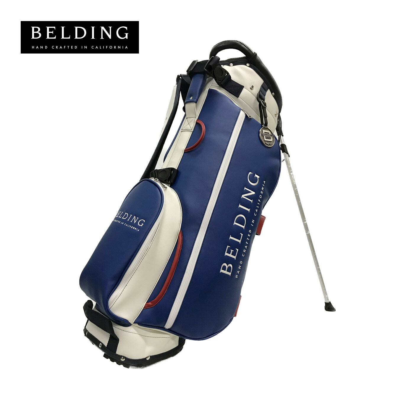 BELDING ベルディング キャディバッグ サンバード 2.0 HBCB-850154 ロイヤル・エスプリ/ホワイト・エスプリ スタンドバッグ