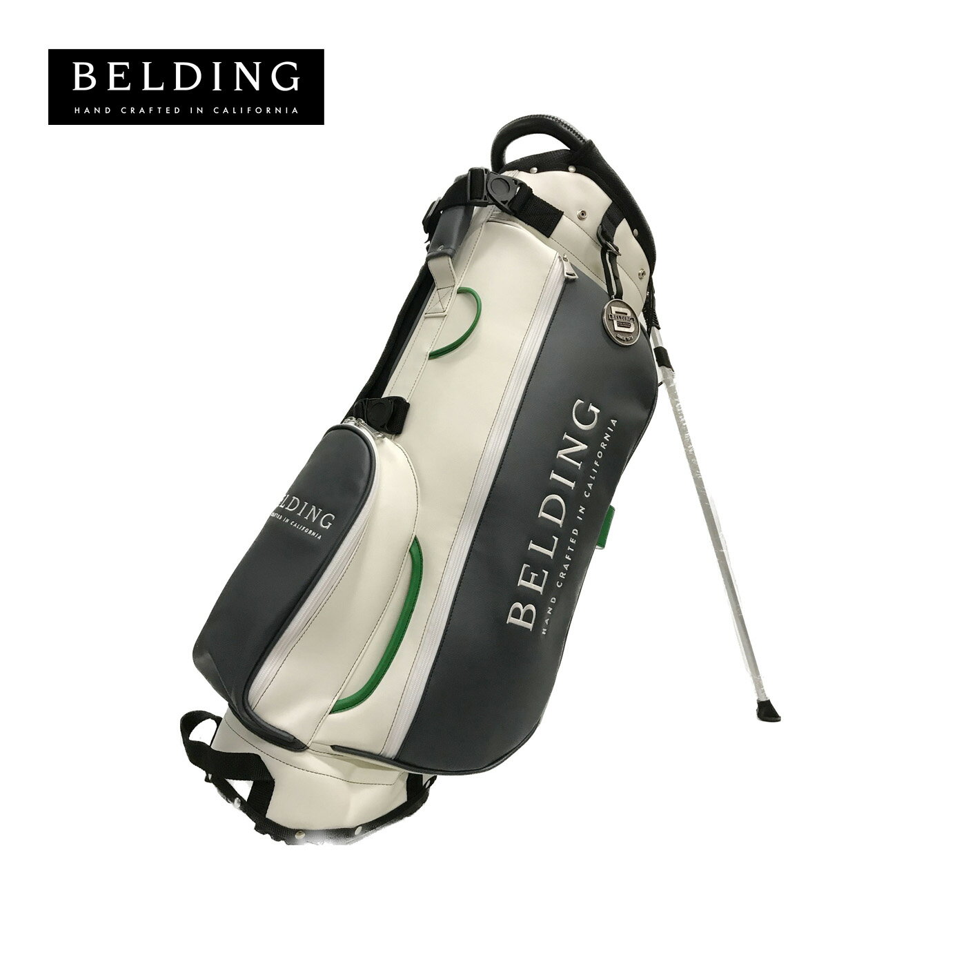 BELDING ベルディング キャディバッグ サンバード 2.0 HBCB-850157 グラファイト・エスプリ／ホワイト・エスプリ スタンドバッグ