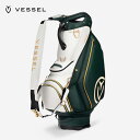 ベゼル VESSEL キャディバッグ PRIME 2.0 CROSSHATCH GREEN 2025 Season Opener 9071123