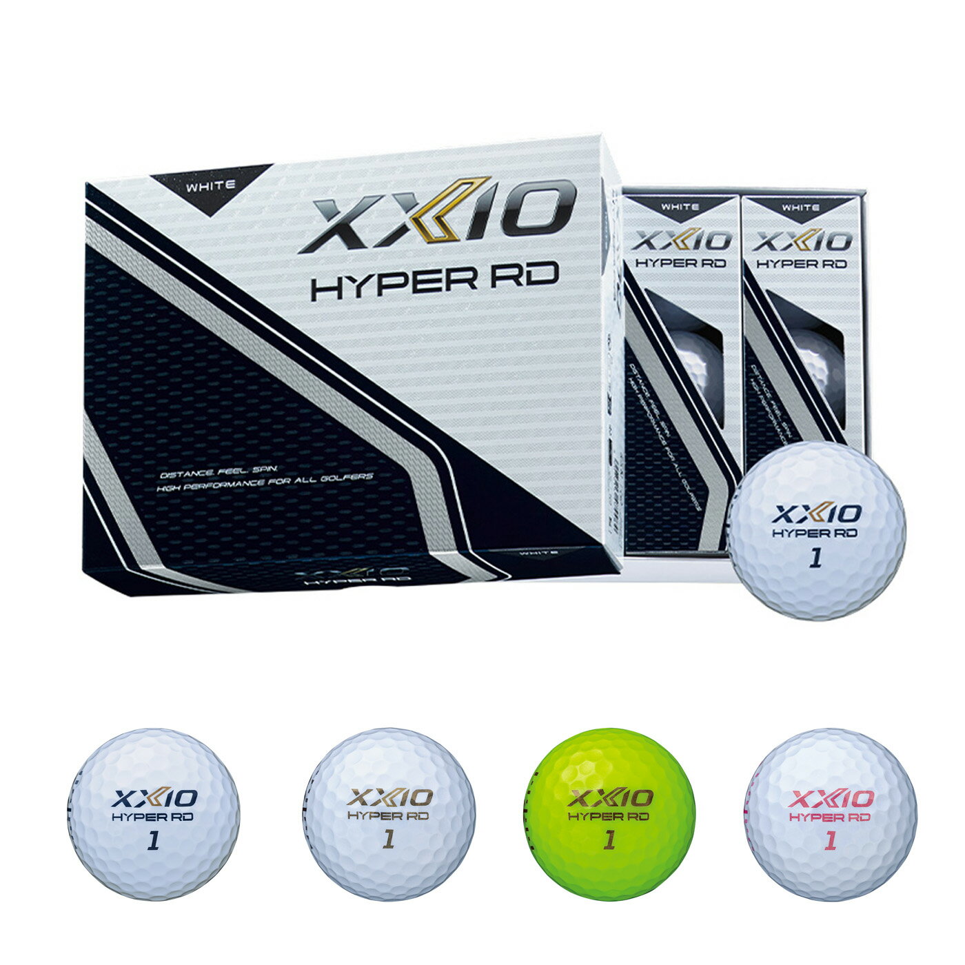 ダンロップ XXIO HYPER RD ゼクシオ ハイパーRD ゴルフボール 1ダース 12個 2025年モデル
