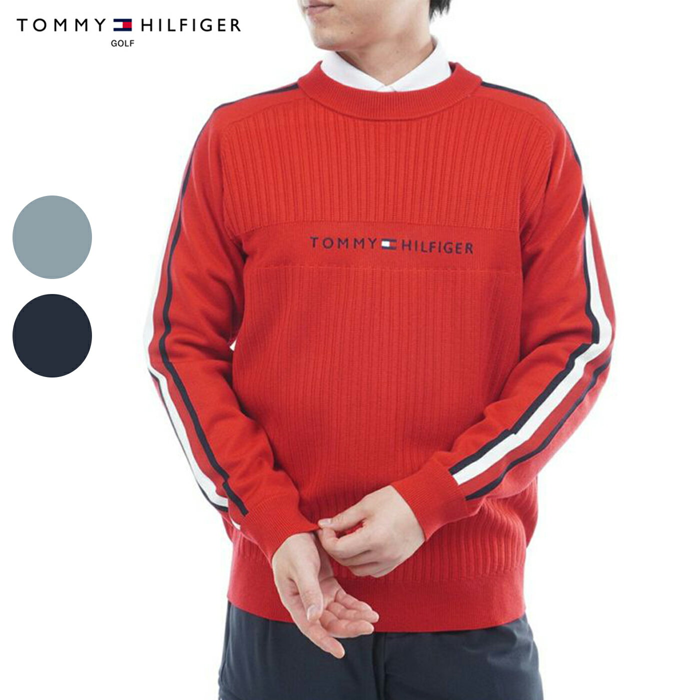 トミーヒルフィガー ウェア メンズ セーター 2025年 秋冬 TOMMY HILFIGER THMA581 2025F/W