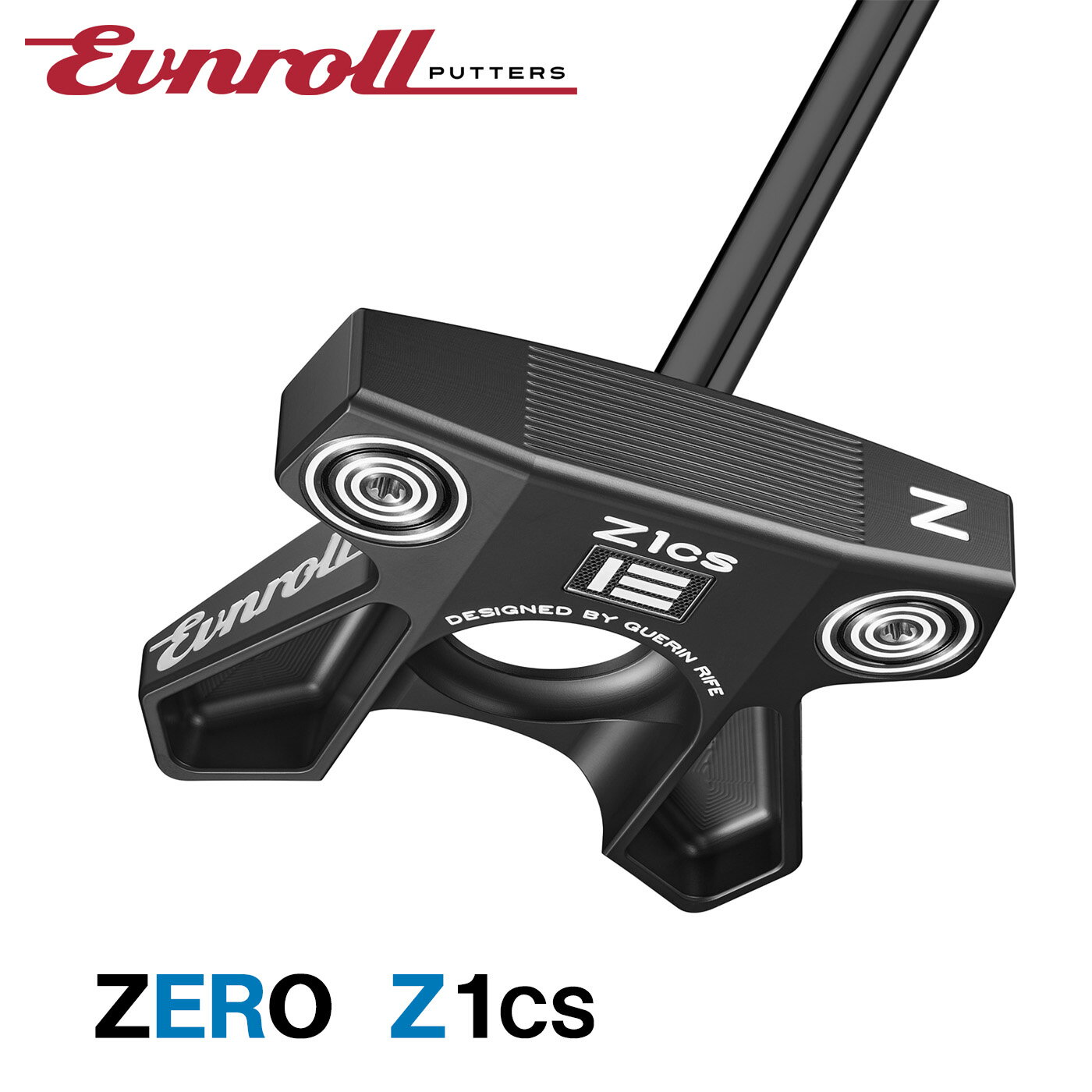 樂天商城 - EVNROLL PUTTER 2025 ZERO SERIES イーブンロール ゼロ シリーズ パター Z1CS Black High MOI Mallet Center Shaft