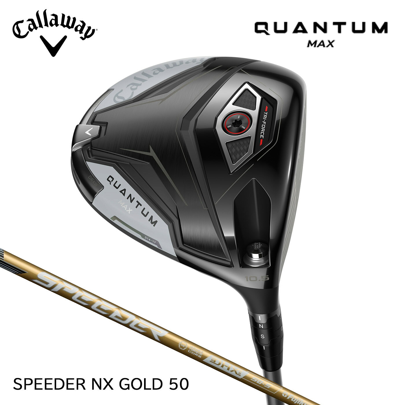 ���������������� QUANTUM MAX �����󥿥� �ޥå��� �ɥ饤�С� ɸ�५�����ॷ��ե� SPEEDER NX GOLD 50 Callaway