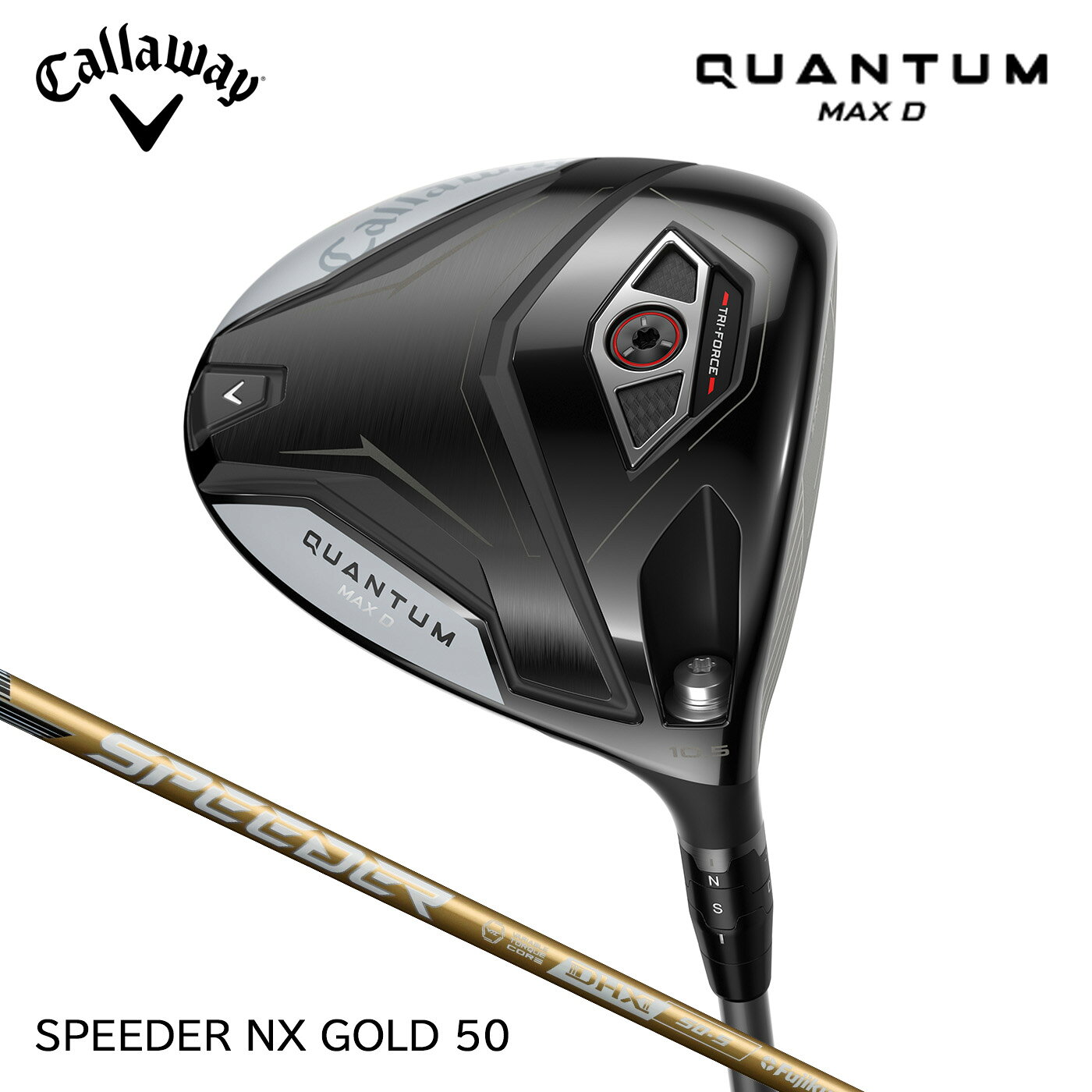 ���������������� QUANTUM MAX D �����󥿥� �ޥå��� �ǥ� �ɥ饤�С� ɸ�५�����ॷ��ե� SPEEDER NX GOLD 50 Callaw...