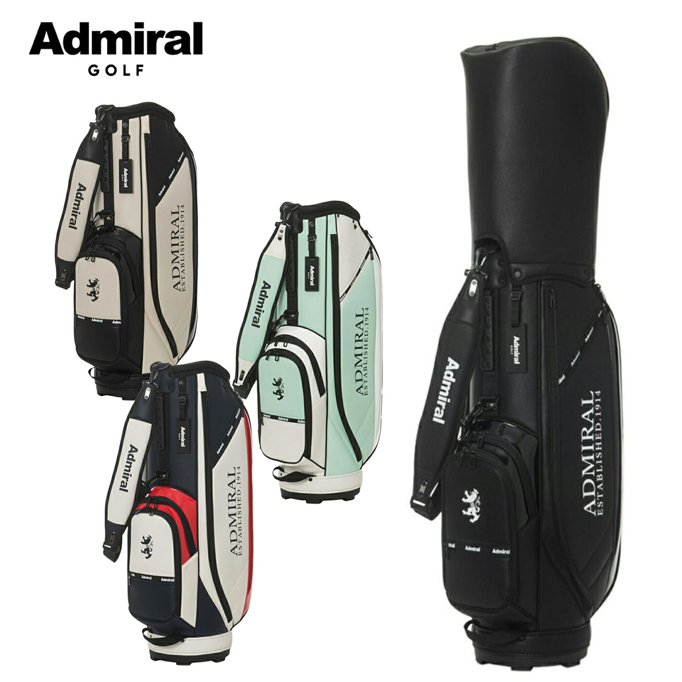 樂天商城 - アドミラル ゴルフ キャディバッグ ユニセックス 2025年モデル ADMG5BC7 Admiral GOLF 2025F/W