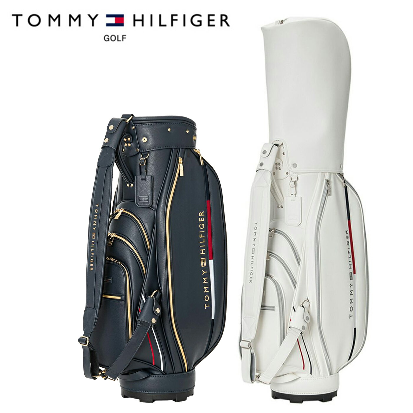 トミーヒルフィガー ゴルフ キャディバッグ ユニセックス THMG5FCB TOMMY HILFIGER 2025F/W