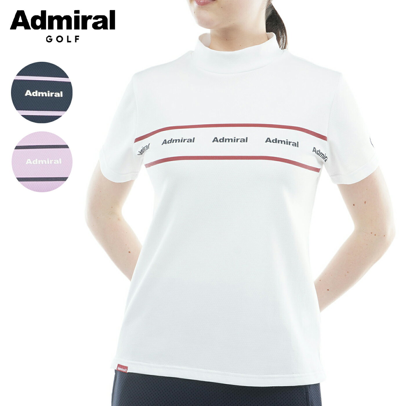 乐天商城 - アドミラルゴルフ ウェア レディース シャツ 春夏 ADLA608 Admiral GOLF 2026S/S