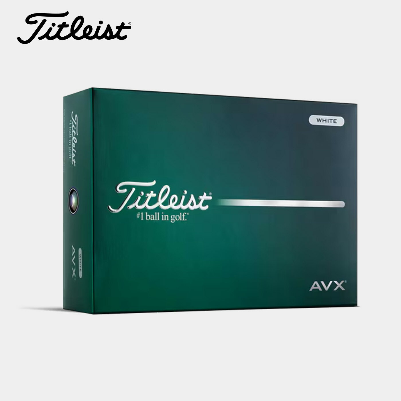��2026ǯ3��6��ȯ��ۥ����ȥꥹ�� AVX White ����եܡ��� 1������(12����) Titleist