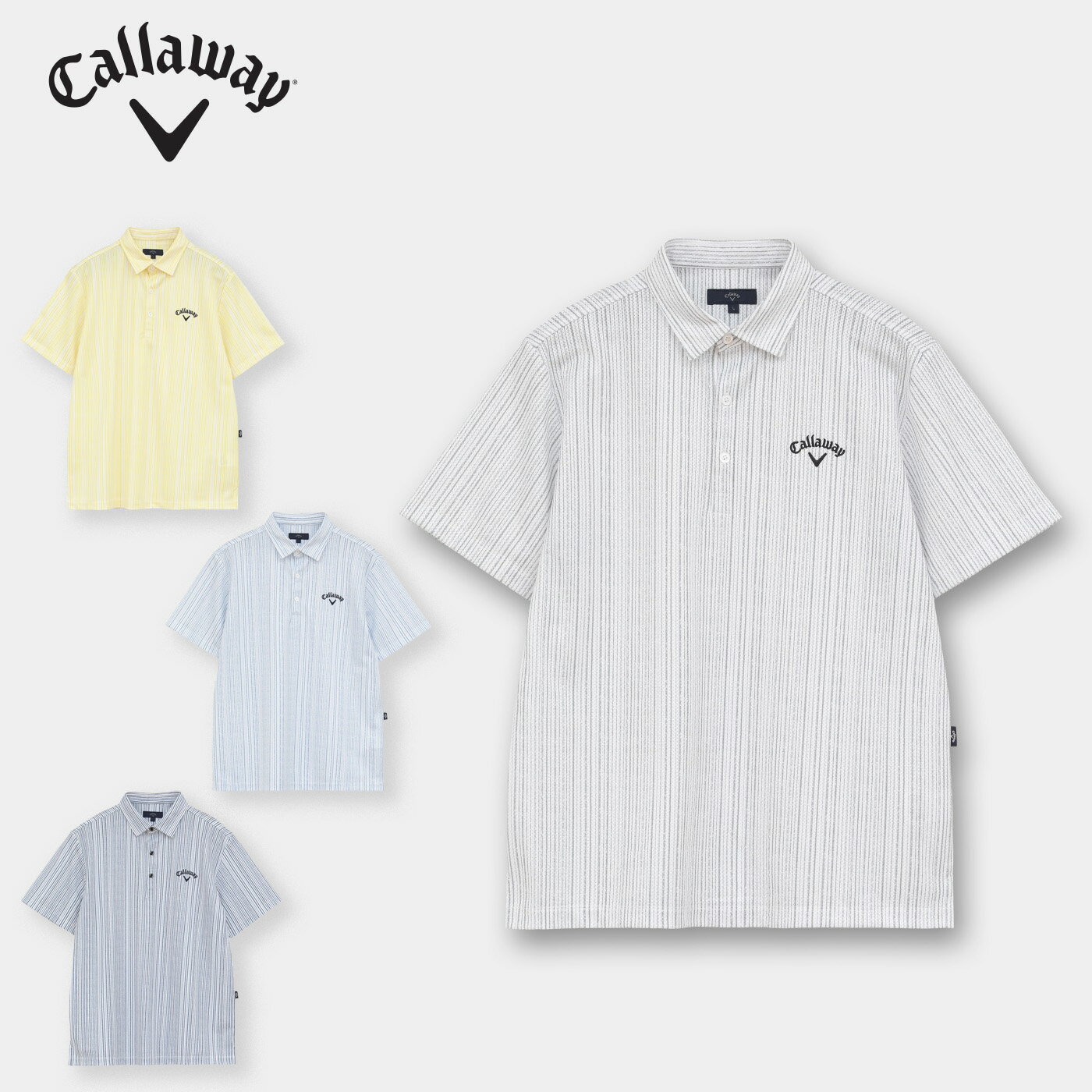 乐天商城 - キャロウェイ ウェア シャツ メンズ 春夏 C26134124 Callaway 2026S/S