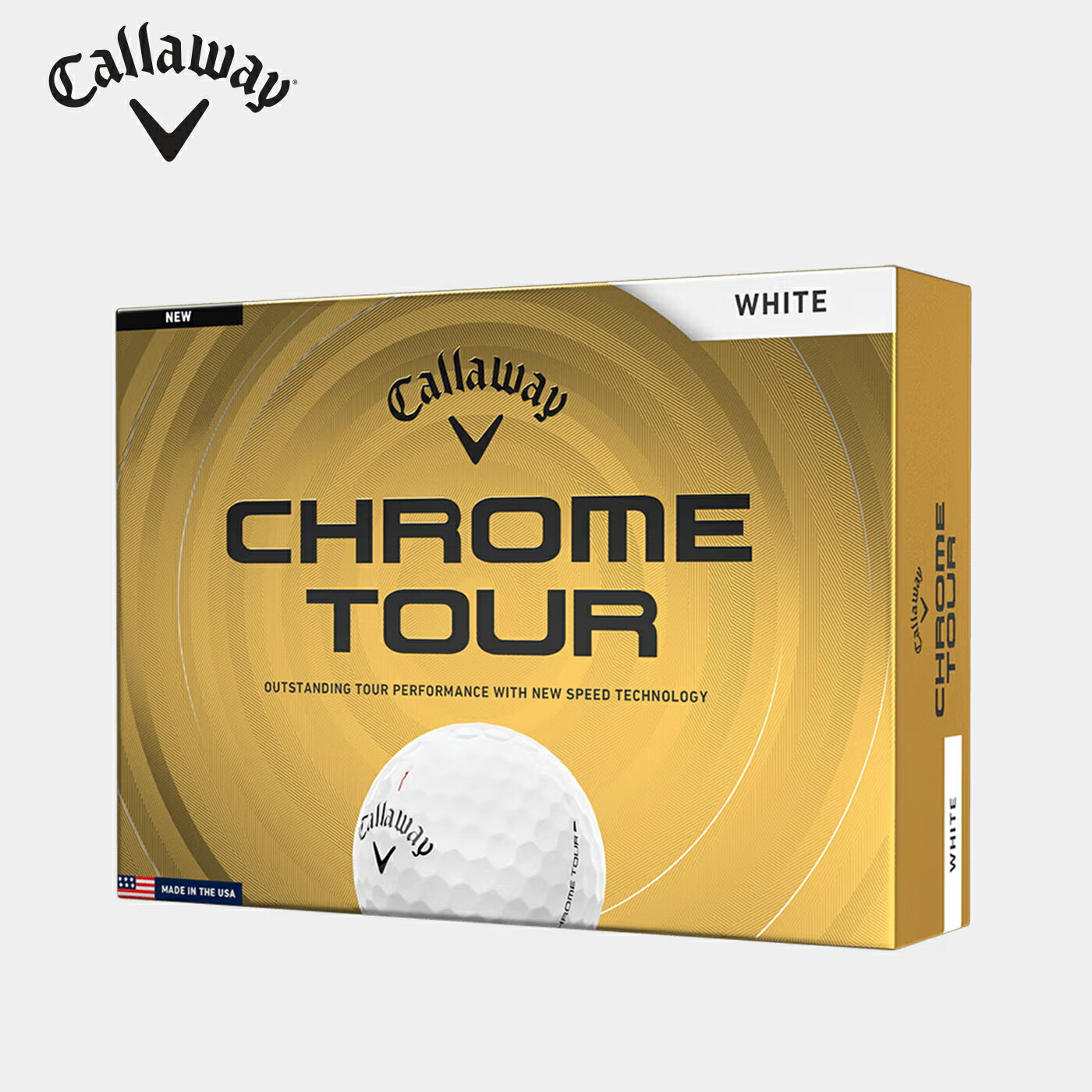 ��2026ǯ�ǿ���ǥ�ۥ���������� CHROME TOUR ������ĥ��� �ܡ��� ����եܡ��� 1������(12����) Callaway