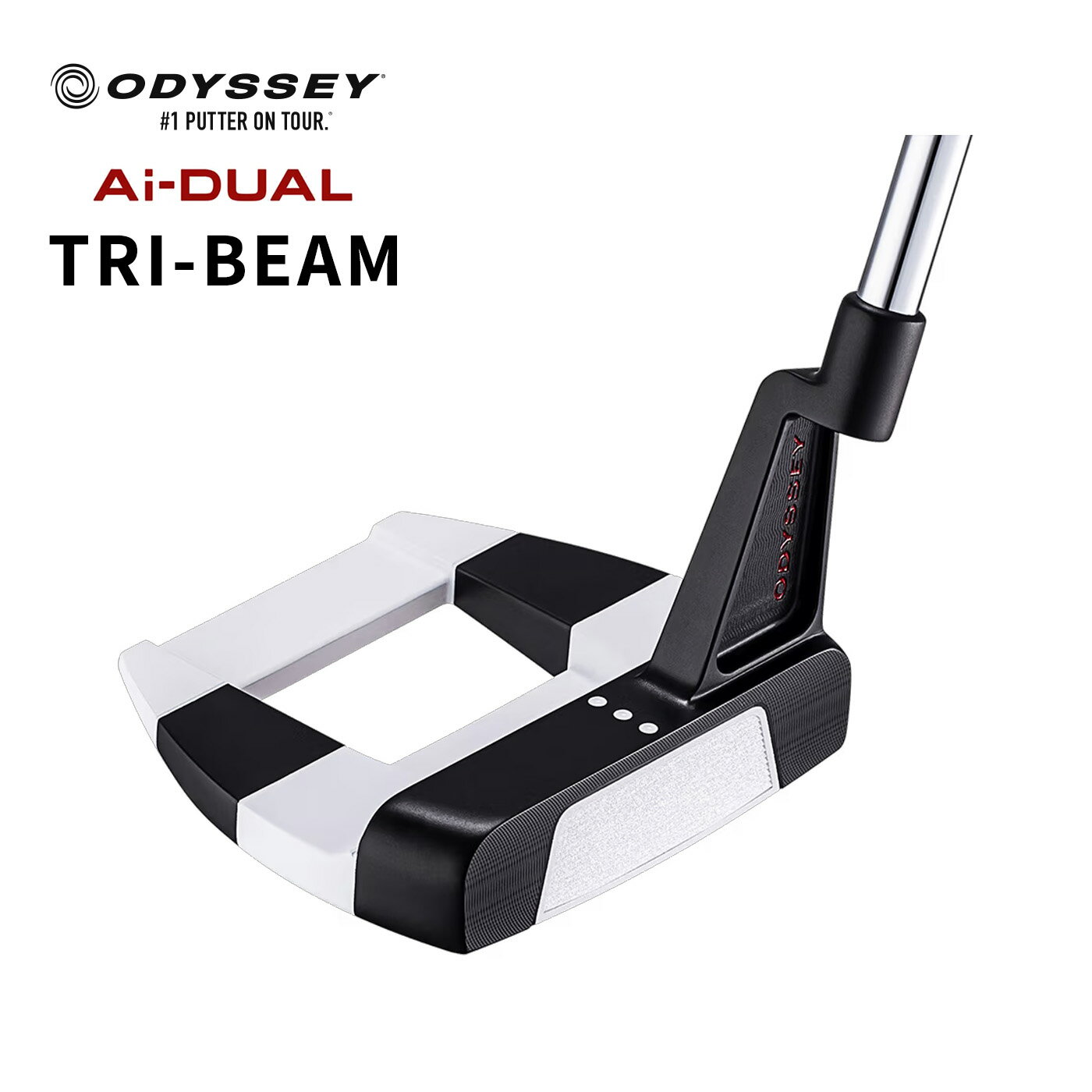 【SALE 在庫限り】オデッセイ Ai-DUAL TRI-BEAM JAILBIRD MINIパター［日本仕様］エーアイデュアル トライビーム ジェイルバードミニ ODYSSEY 2026年モデル