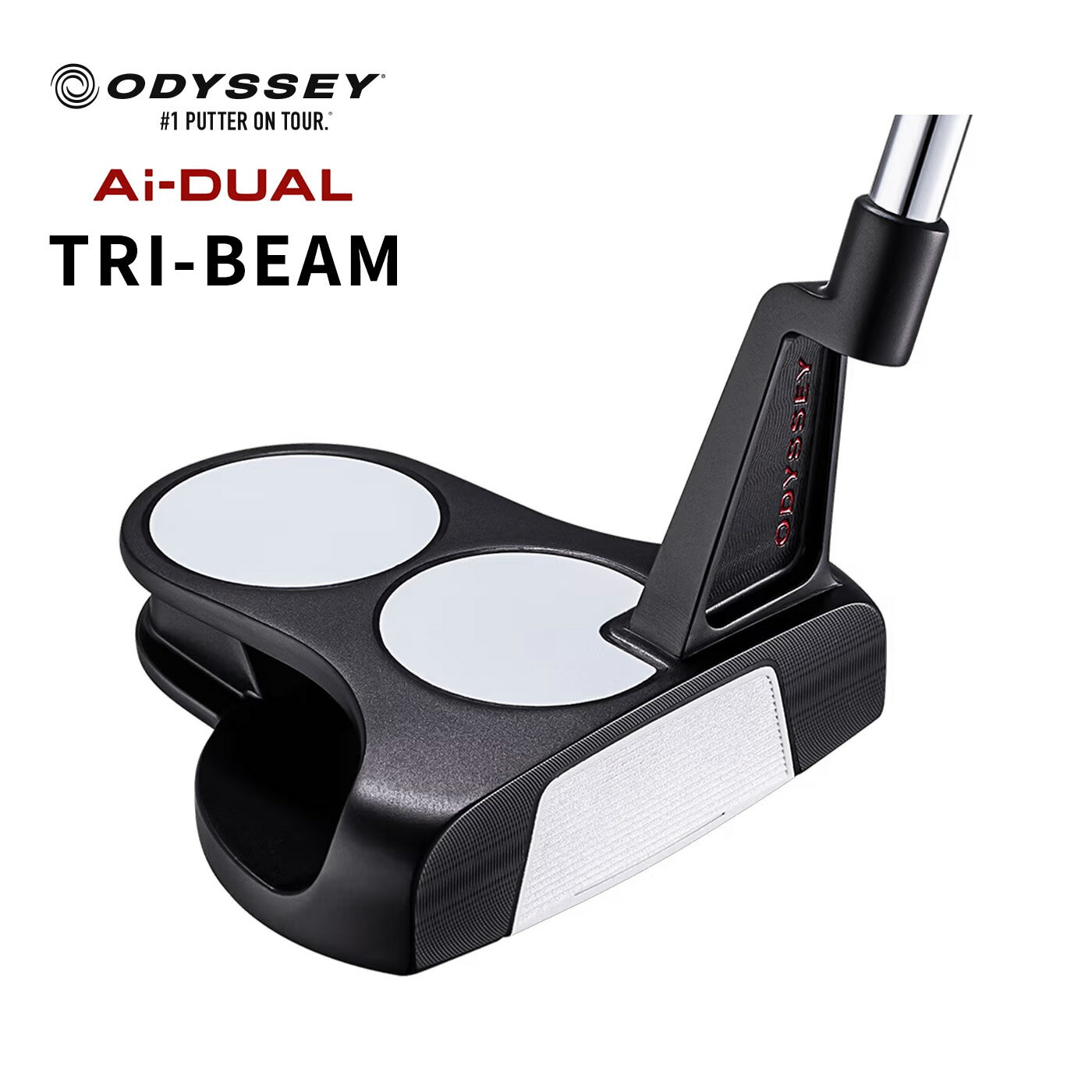 乐天商城 - オデッセイ Ai-DUAL TRI-BEAM 2-BALLパター［日本仕様］エーアイデュアル トライビーム 2ボール ODYSSEY 2026年モデル