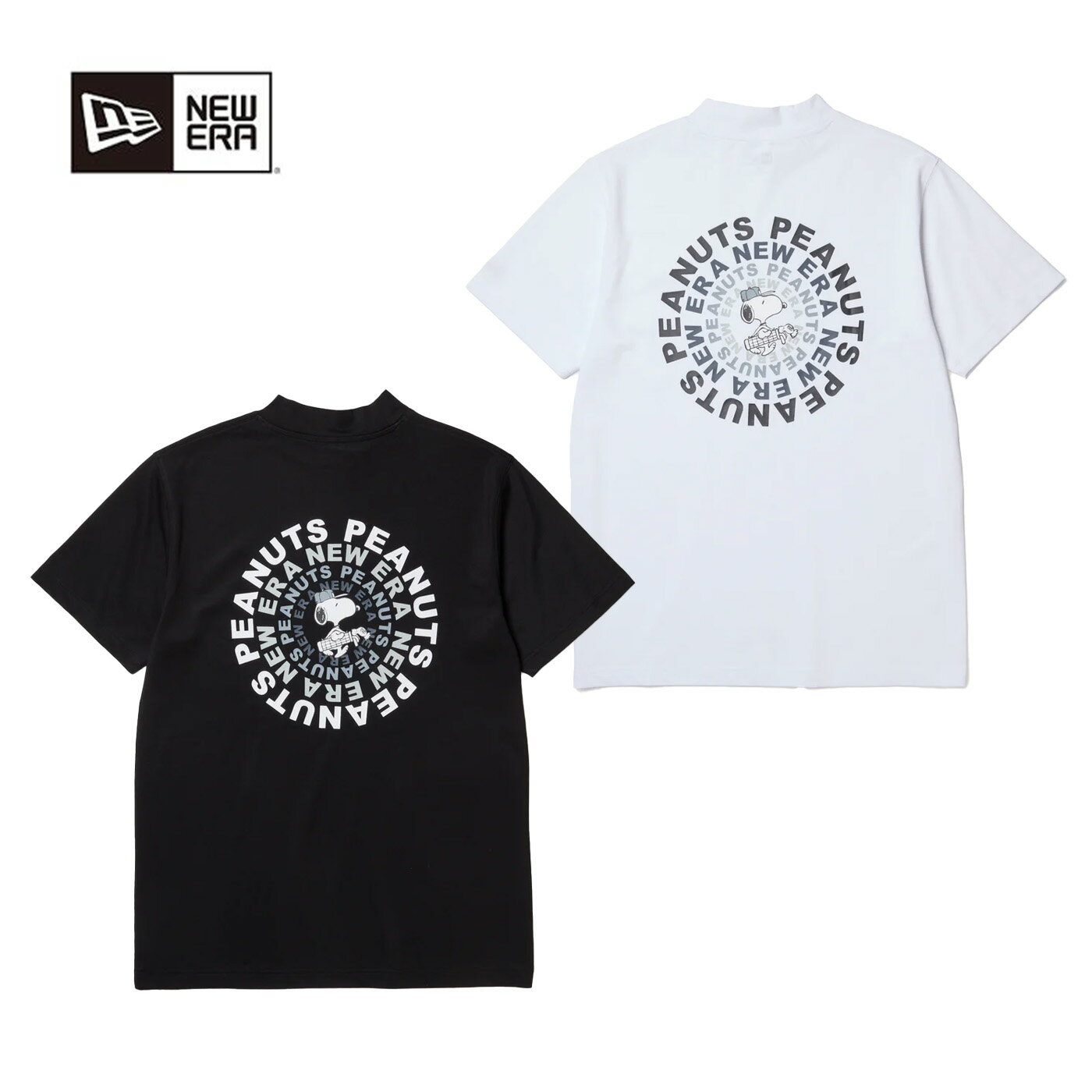 樂天商城 - ニューエラ NEW ERA PEANUTS ピーナッツ 半袖 ミッドネック Tシャツ 14865850/14865851 メンズ/レディース ウェア 2026S/S