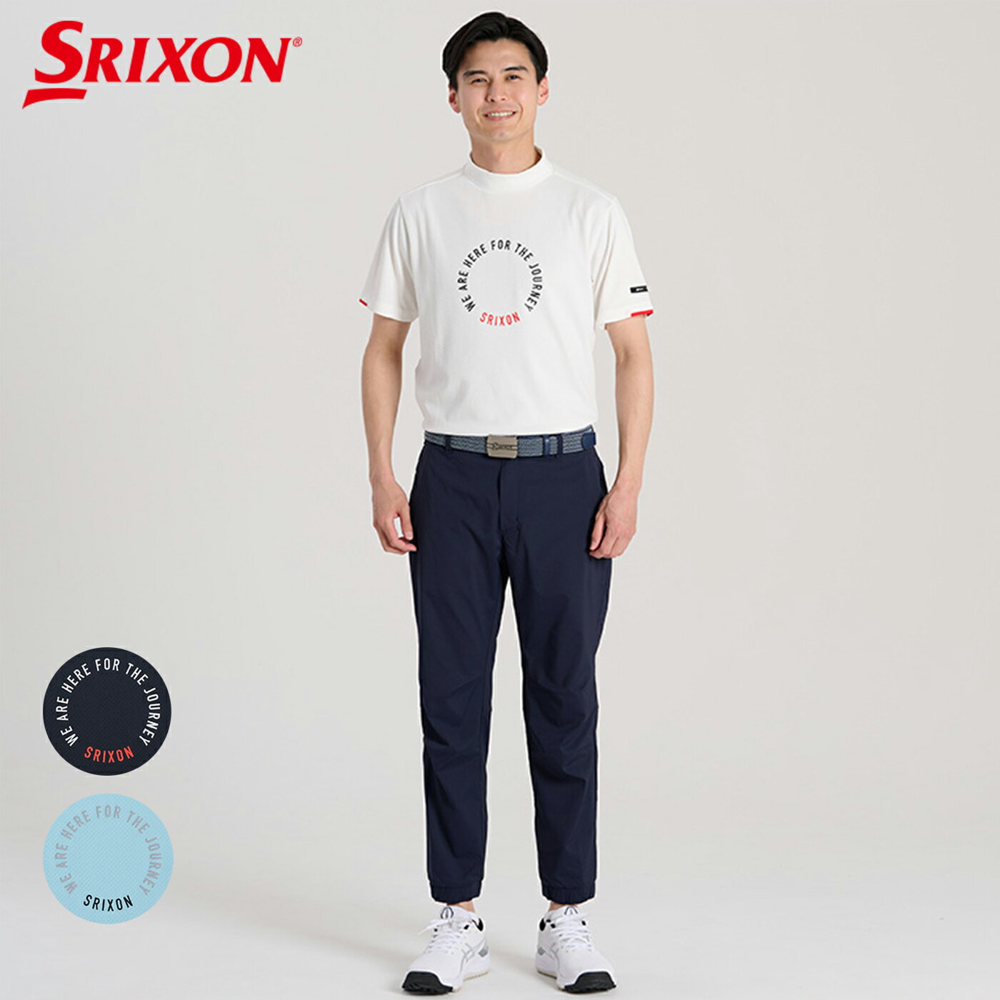 SRIXON - スリクソン ゴルフ ウェア メンズ モックネックシャツ 春夏 SMS6102 SRIXON 2026S/S