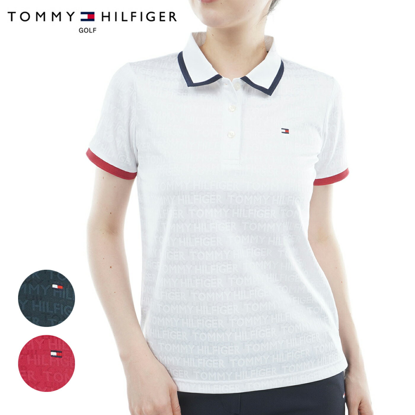 樂天商城 - トミーヒルフィガー ウェア レディース ポロシャツ 春夏 THLA627 TOMMY HILFIGER 2026S/S