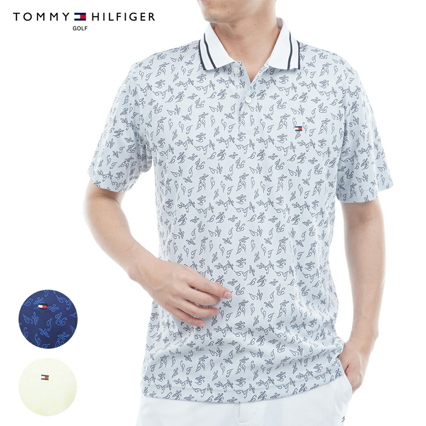 乐天商城 - トミーヒルフィガー ウェア メンズ ポロシャツ 春夏 THMA623 TOMMY HILFIGER 2026S/S