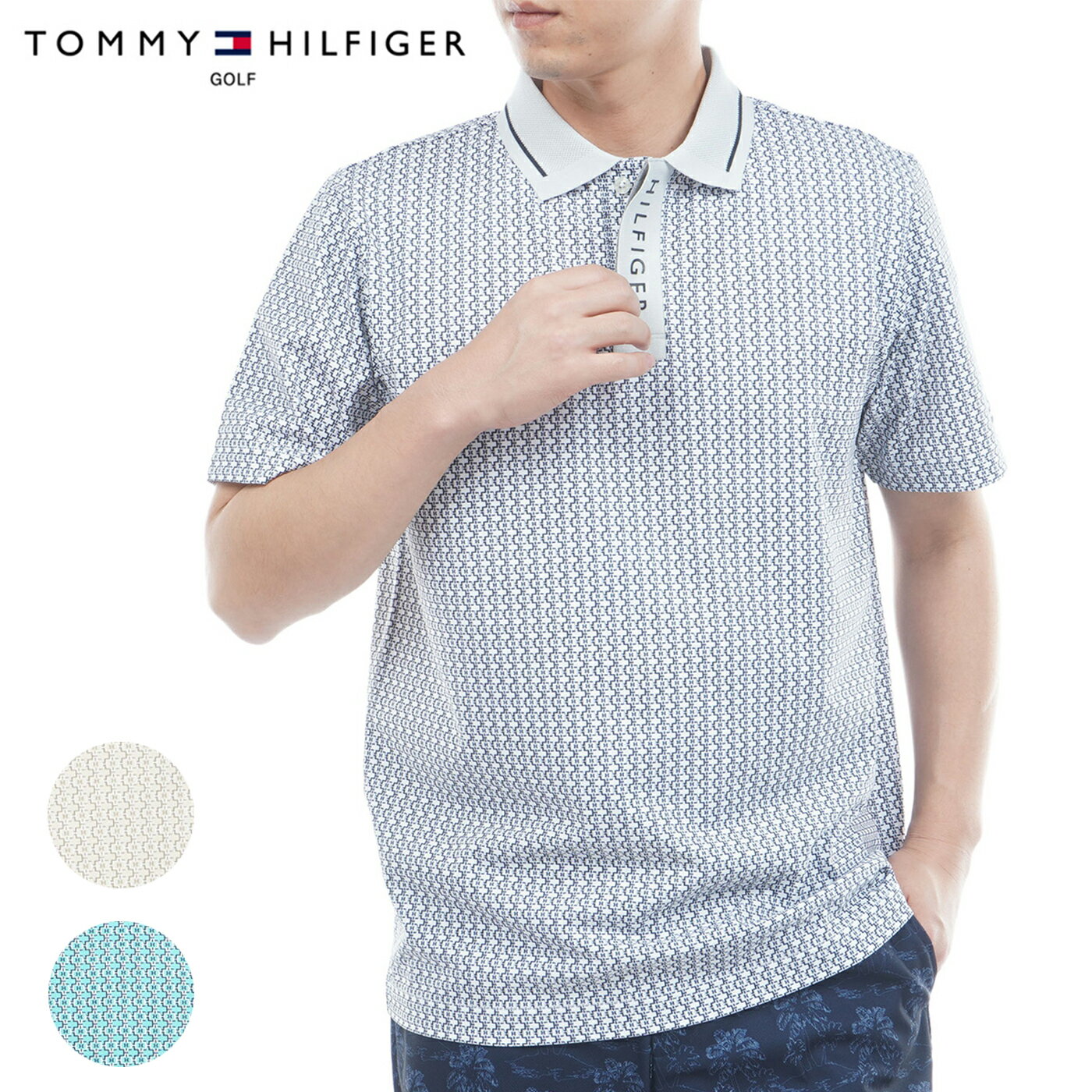 乐天商城 - トミーヒルフィガー ウェア メンズ ポロシャツ 春夏 THMA626 TOMMY HILFIGER 2026S/S