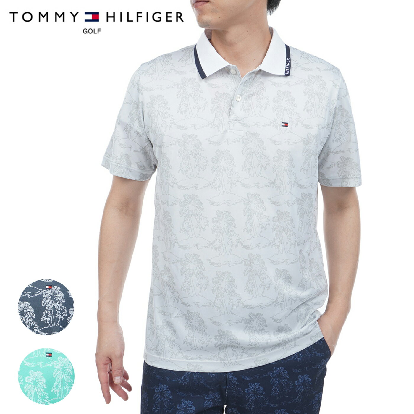 乐天商城 - トミーヒルフィガー ウェア メンズ ポロシャツ 春夏 THMA628 TOMMY HILFIGER 2026S/S