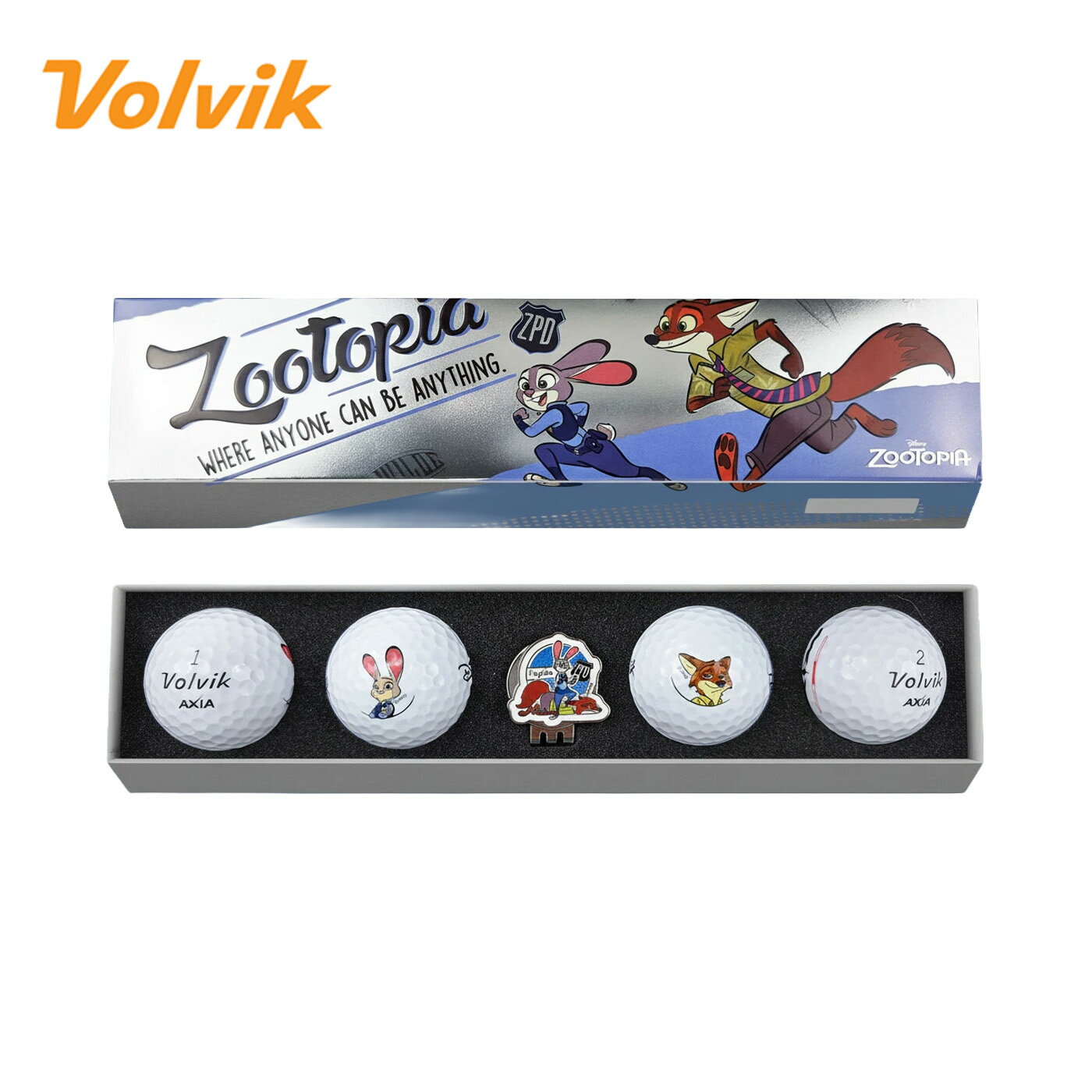 Volvik ZOOTOPIA 4BALL PACK AXI