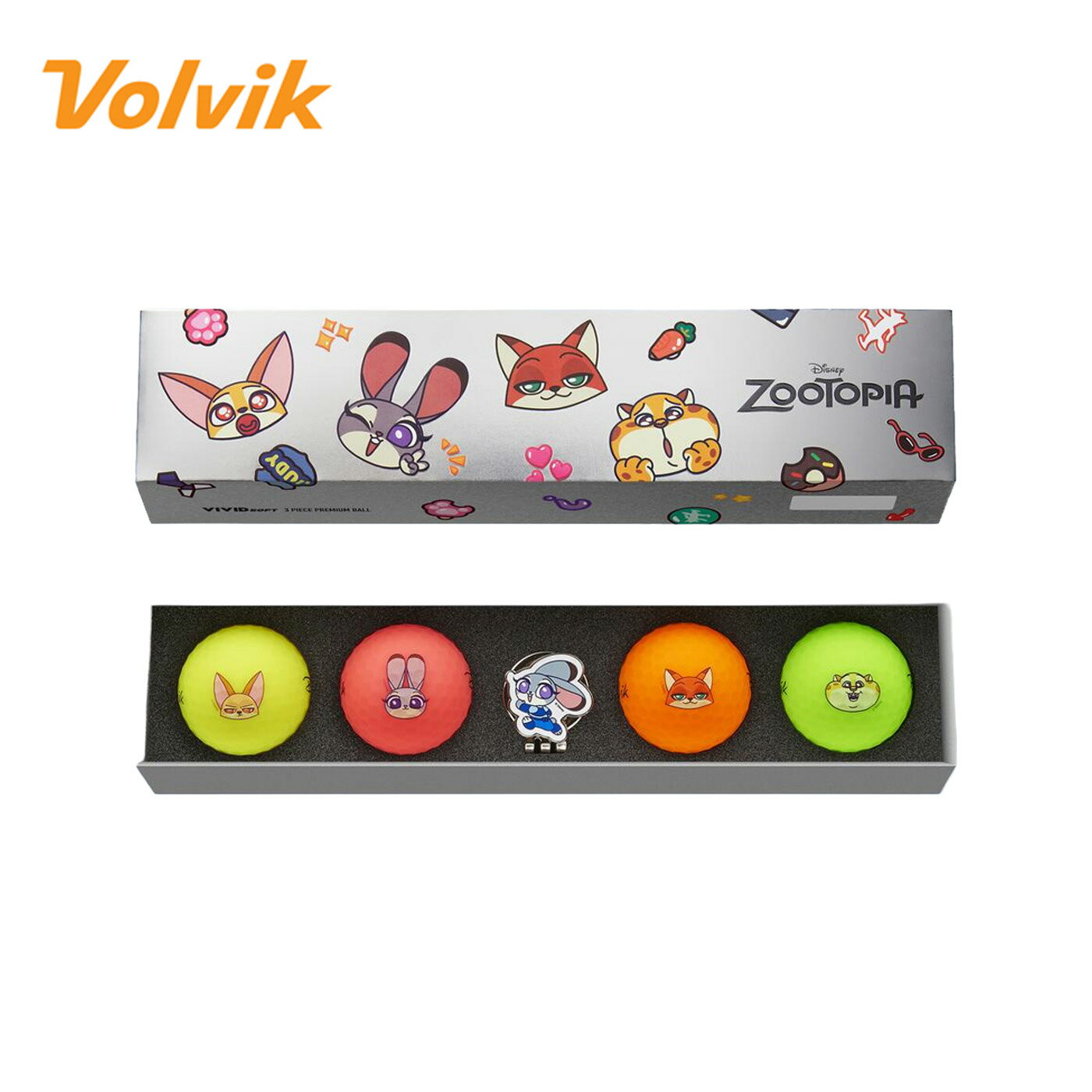 Volvik ZOOTOPIA 4BALL PACK VIV