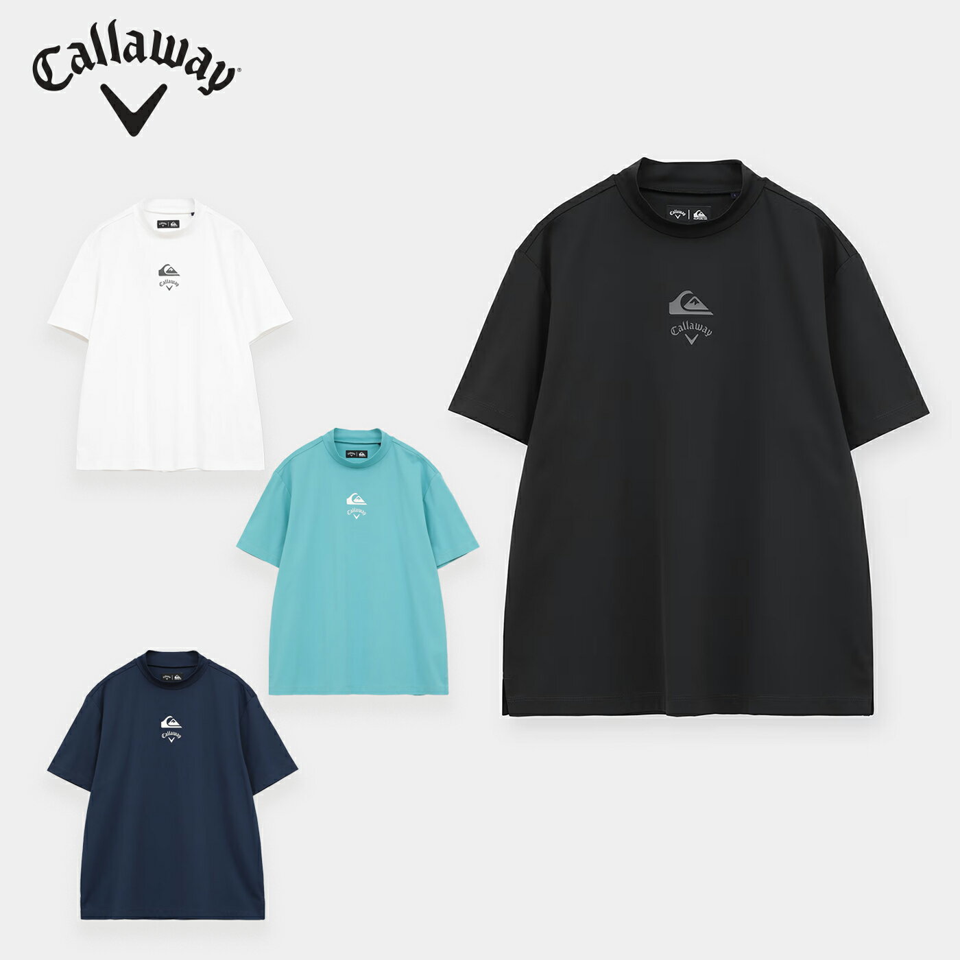 Callaway キャロウェイ QUIKSILVER モックネックシャツ C26134133 メンズ ウェア ...