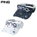 (在庫限り)2022 S/S PING ピン 限定 LADIE'S VISOR レディース/HW-A227