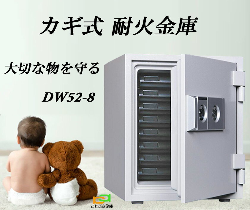 金庫 家庭用 カギ式 耐火金庫 DW52-8 