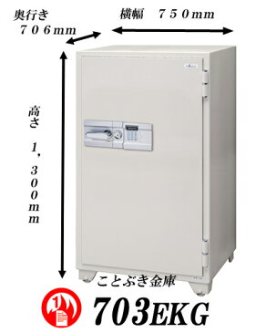 ◆送料無料◆703EKG 新品　テンキー式耐火金庫 エーコーeiko【代引き不可】格安業務用耐火金庫