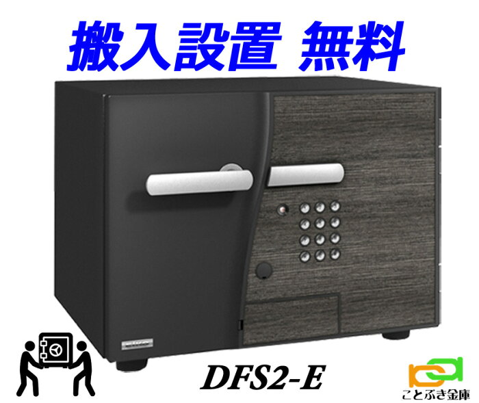 期間限定 プレゼント付き 金庫 小型 家庭用 テンキー式 耐火金庫 DFS2-E(搬入設置 無料) エーコー EIKO D-FACE ディーフェイス おしゃれ おすすめ 防犯 1時間耐火◆