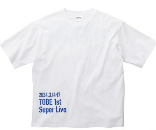 TOBE Number_i Tシャツ 東京ドーム ツアー TOBEライブ tobe 平野紫耀 岸優太 神宮寺勇太TOBE toHEROes Tシャツ ホワイト